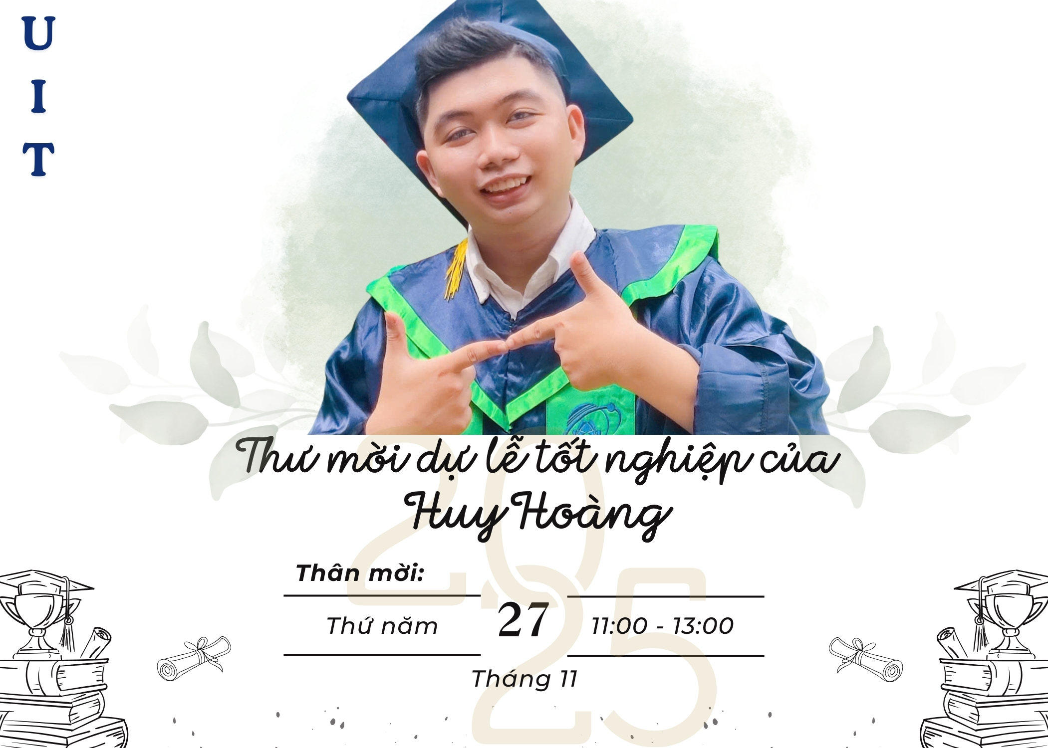 Thư mời Huy Hoàng